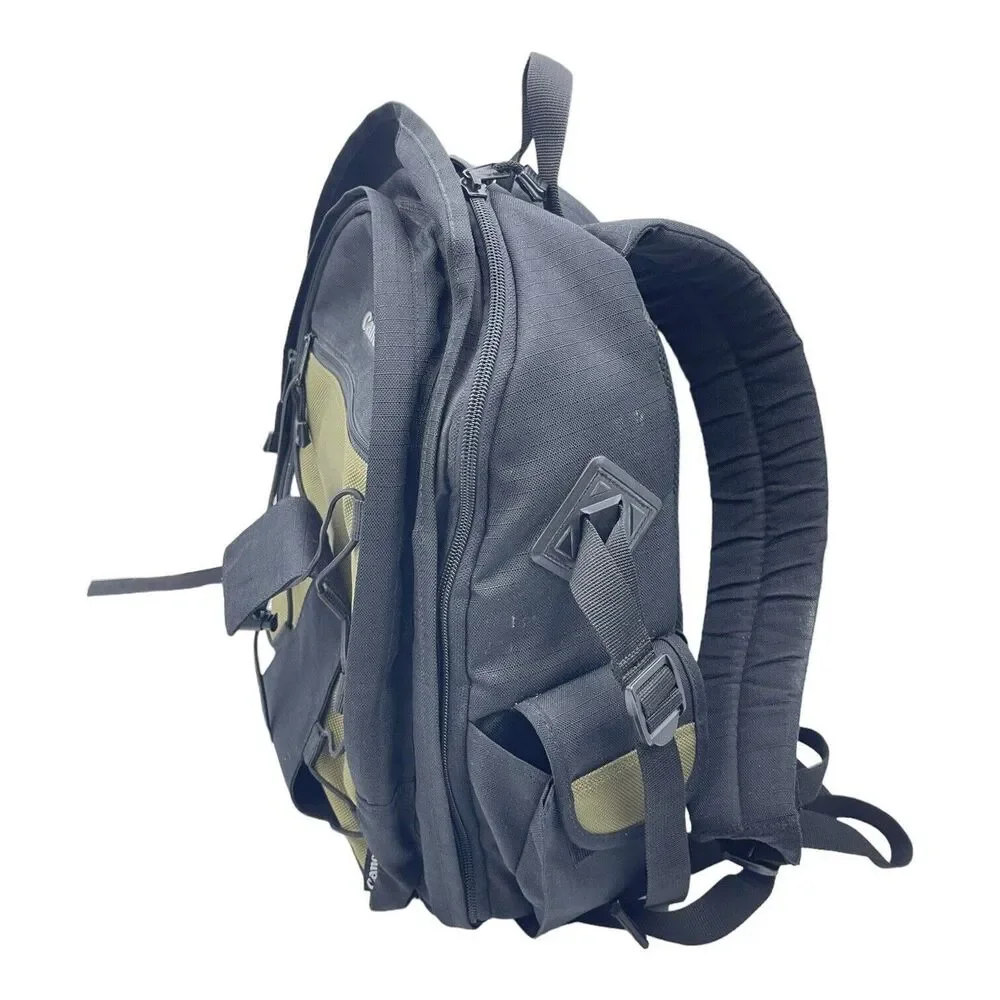 Canon Deluxe Photo Backpack 200 EG, Black and Olive Green, 15